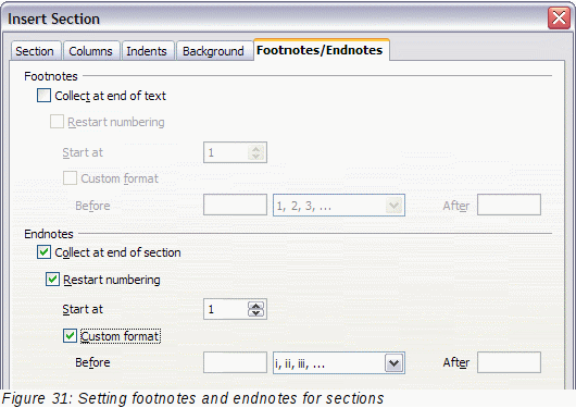 How to format endnotes in a chapter with title - English - Ask LibreOffice